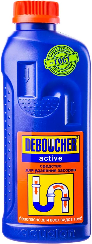 Средство для устранения засоров Deboucher Active 1л