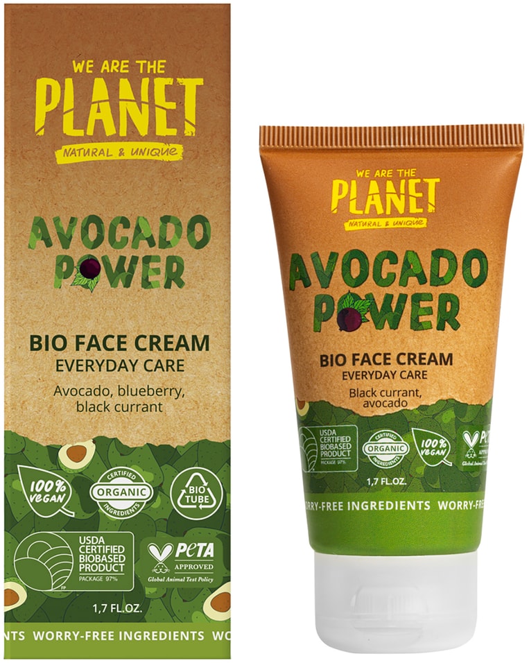 Крем для лица We are the planet Avocado Power Ежедневный уход 50мл