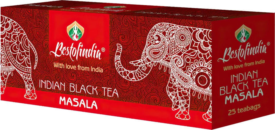 Чай Bestofindia Масала черный с натуральными специями 25*2г