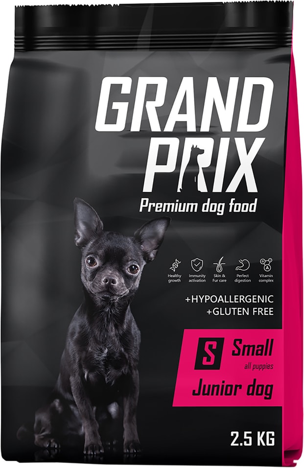 Корм для щенков Grand Prix Small Junior Курица 2.5кг