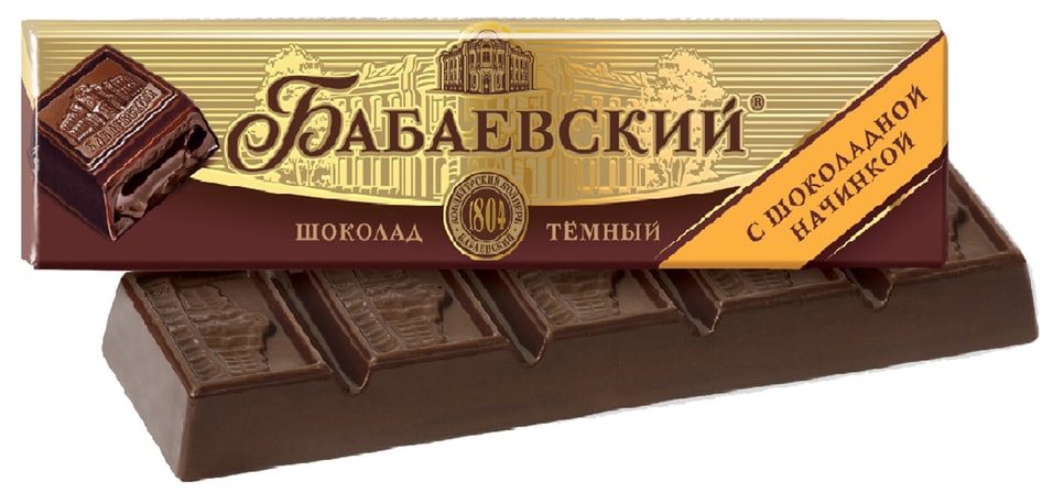 Батончик Бабаевский с шоколадной начинкой 50г