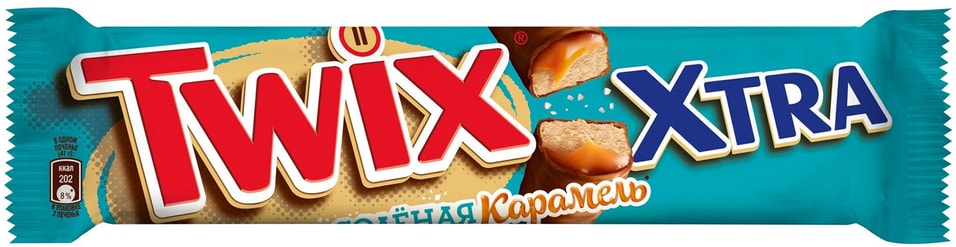 Шоколадный батончик Twix Соленая Карамель 2шт*41г