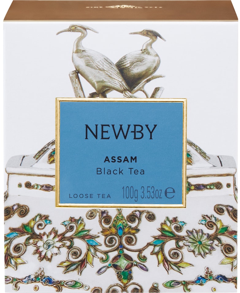 Чай черный Newby Assam 100г - Vprok.ru Перекрёсток