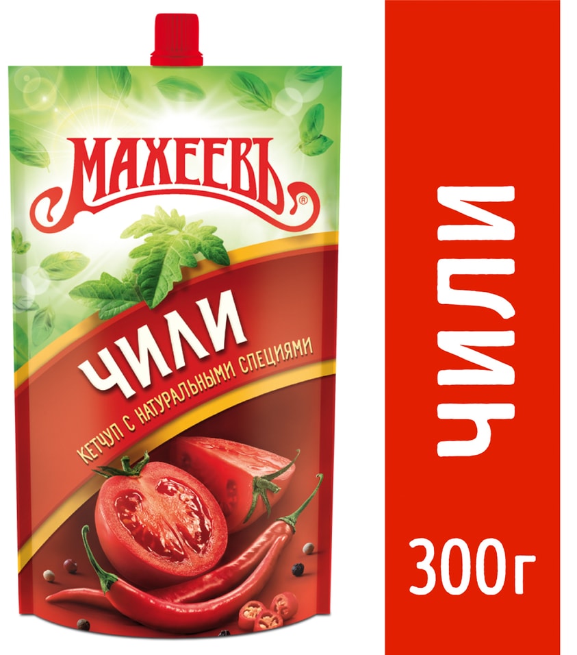 Кетчуп Махеевъ Чили 300г - Vprok.ru Перекрёсток