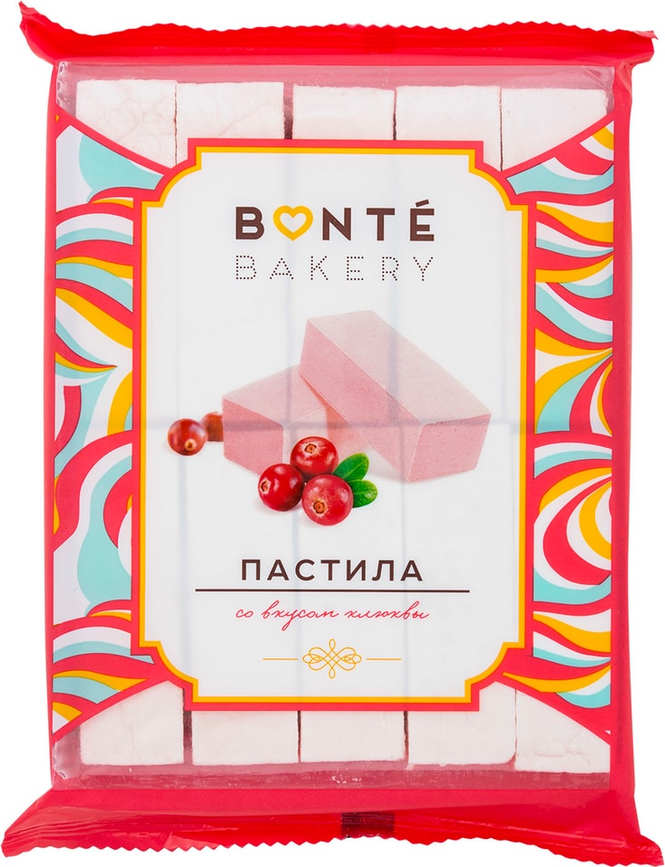 Пастила Bonte Bakery со вкусом клюквы 220г