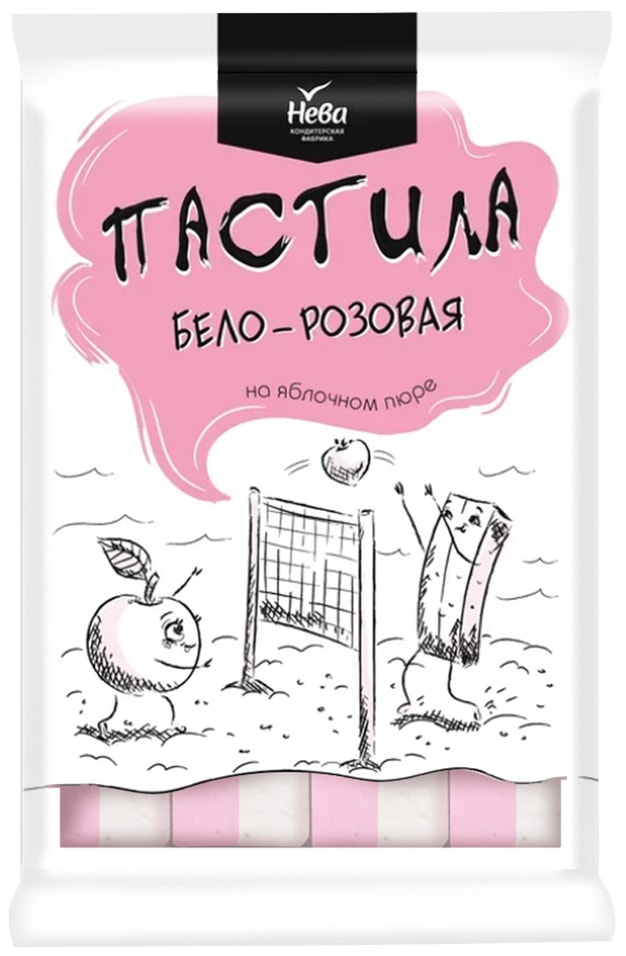 Пастила Нева Бело-розовая 200г - Vprokru Перекрёсток 125₽
