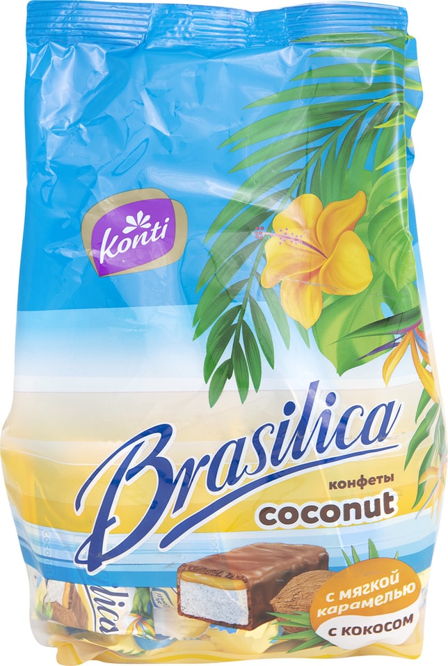 Конфеты Konti Brasilica Coconut 500г