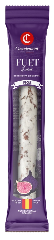 Колбаса Casademont Fuet Extra сыровяленая с инжиром 110г