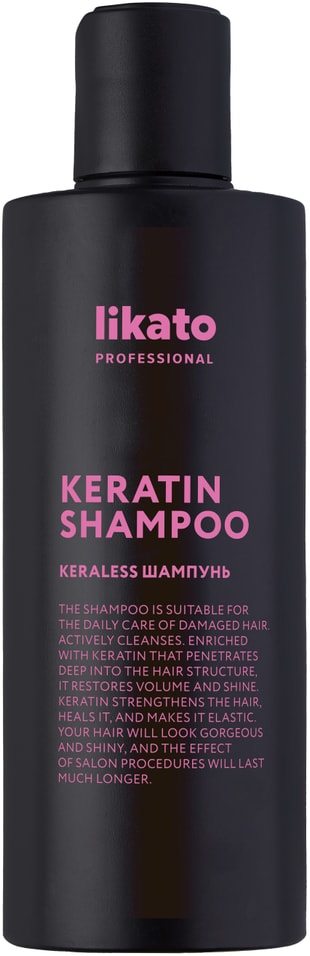 Кератин-шампунь для волос Likato Keraless 250мл