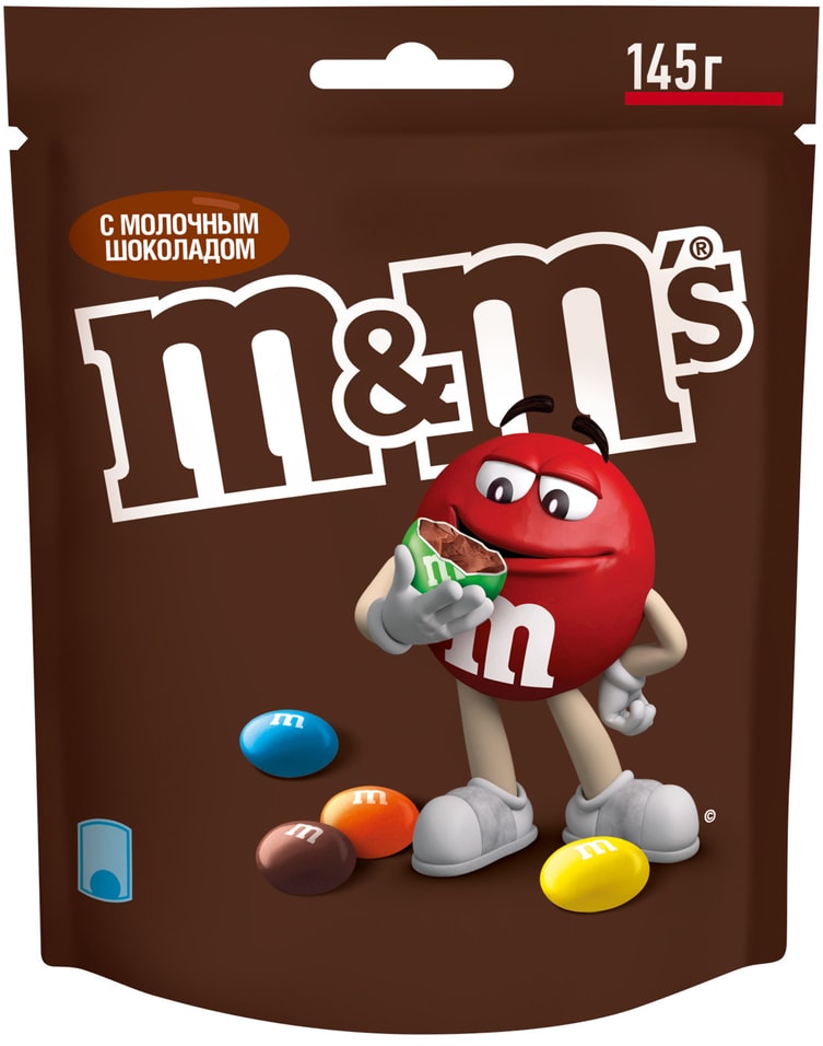 Драже M&Ms с молочным шоколадом 145г от Vprok.ru
