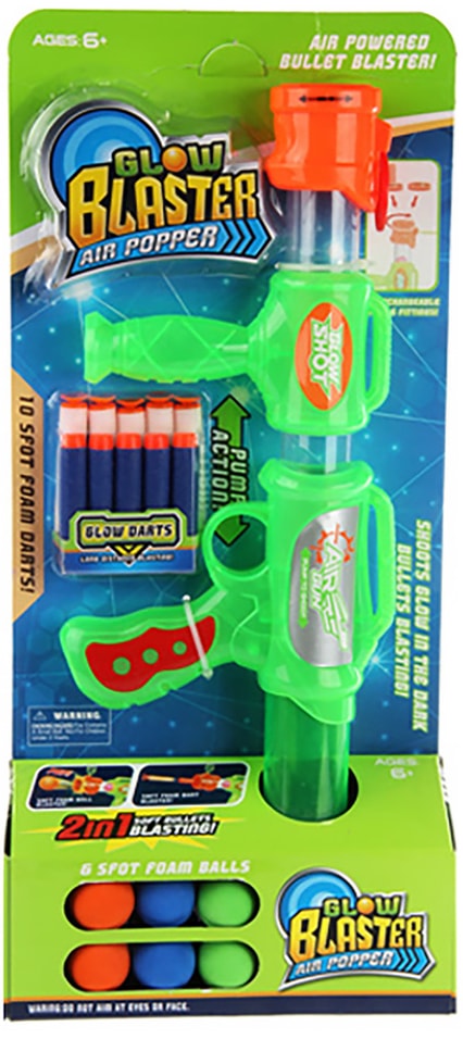 Игрушка Glow Blaster с мягкими снарядами