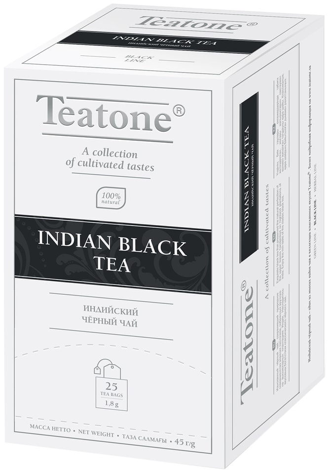 Чай черный Teatone Индийский 25*1.8г