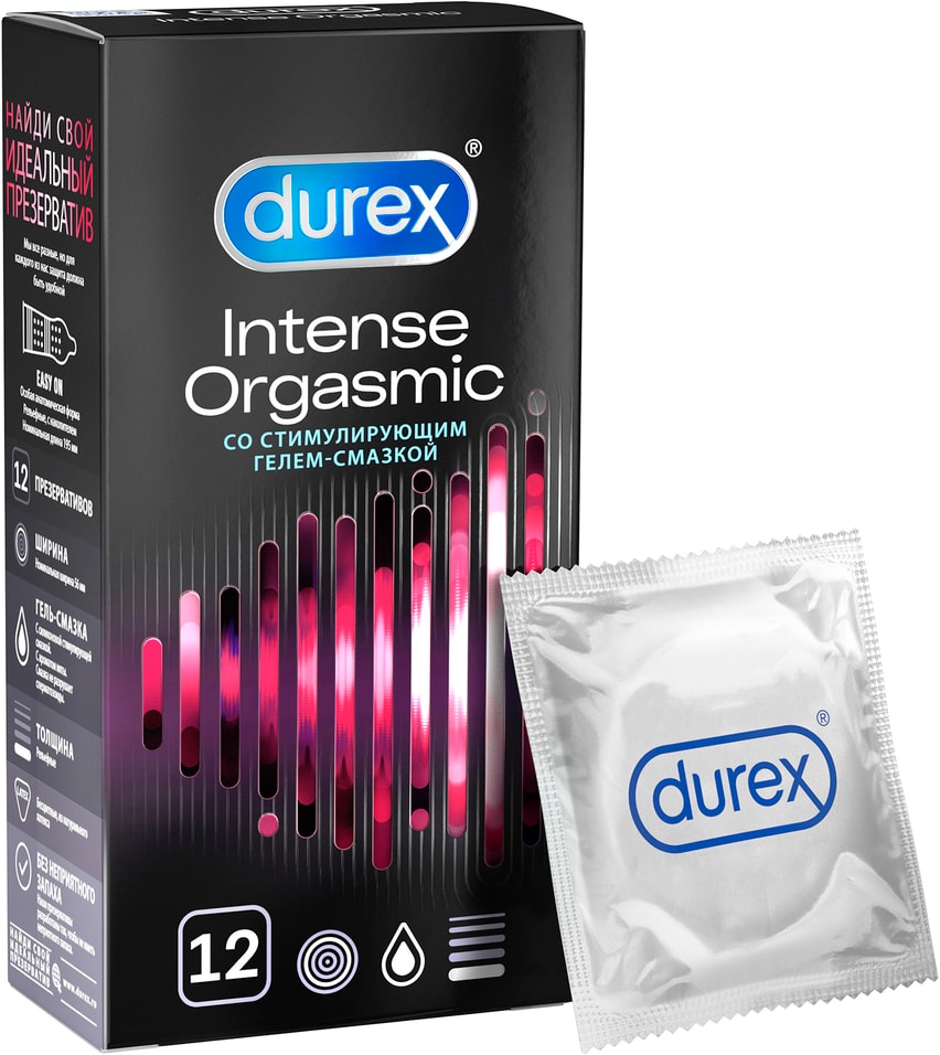 Презервативы Durex Intense Orgasmic 12шт