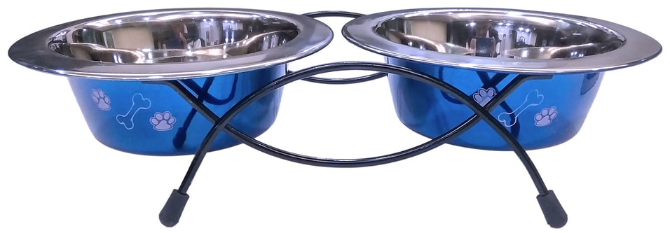 Миски для собак Lilli Pet Double Dinner на подставке 2*400мл