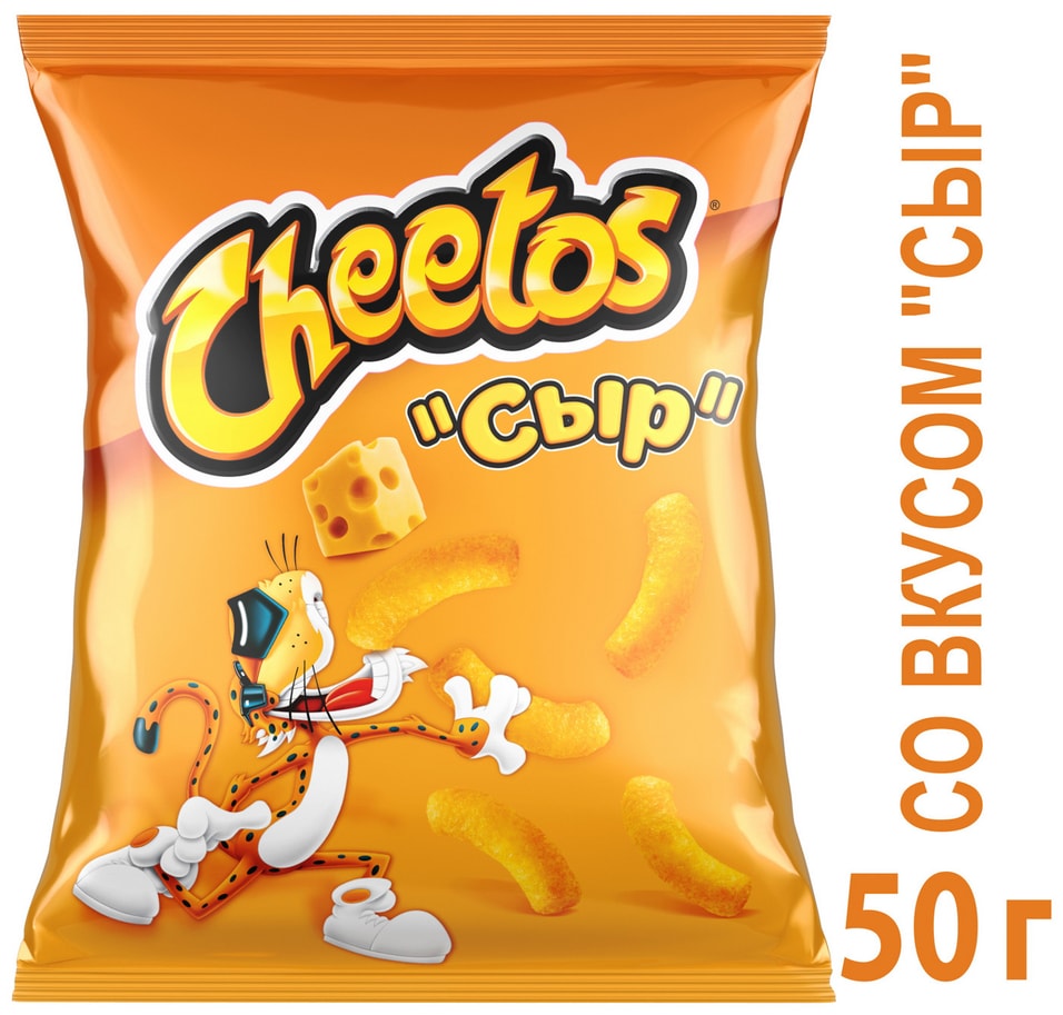 Палочки кукурузные Cheetos Сыр 50г от Vprok.ru