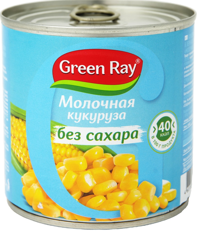 Кукуруза Green Ray Молодая без сахара 425мл