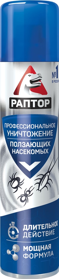 Средство для борьбы с насекомыми Раптор с запахом мяты 350мл