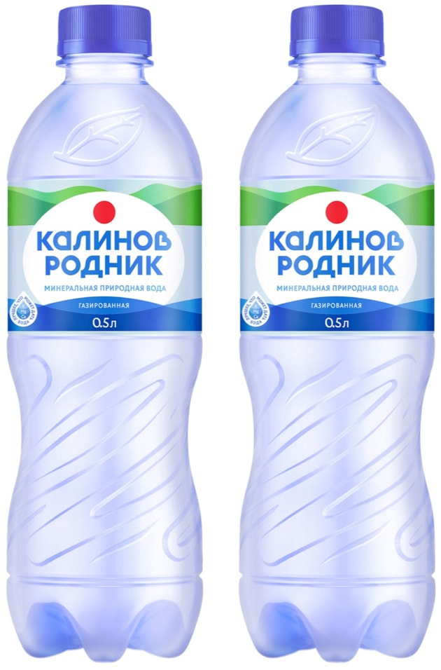 Вода питьевая Калинов Родник газированная 500мл 64₽