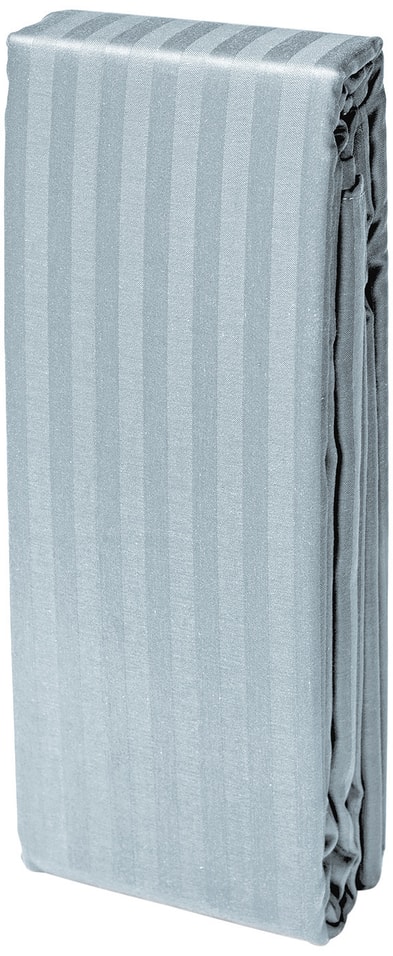 Пододеяльник Cottonika Страйп-сатин Голубой 145*215см