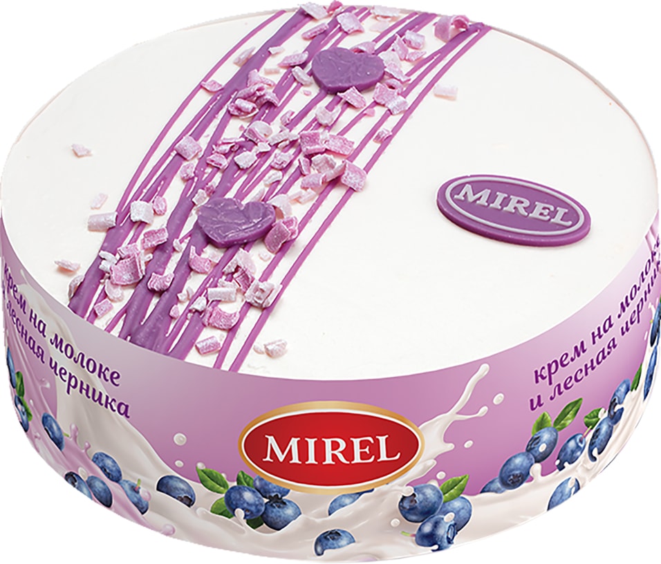 Торт Mirel Черничное молоко 750г от Vprok.ru