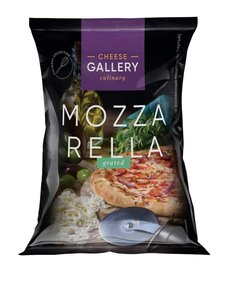 Сыр Cheese Gallery Моцарелла тертый 150гс доставкой 139₽