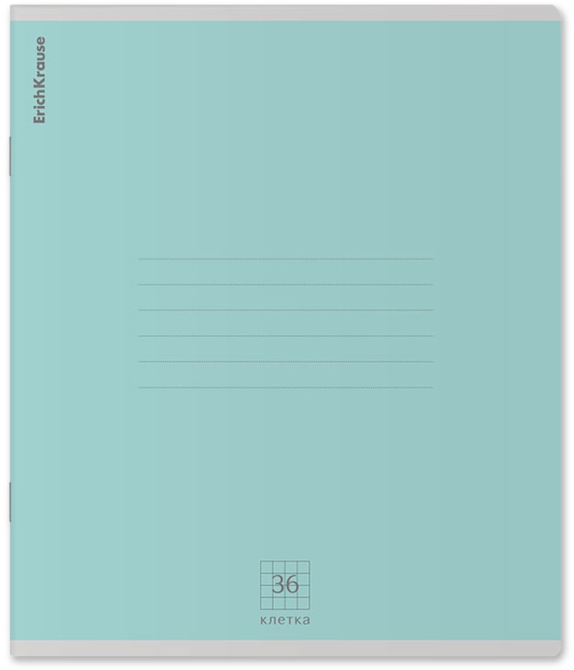 Тетрадь общая ErichKrause Nature Colors ученическая в клетку 36 листов