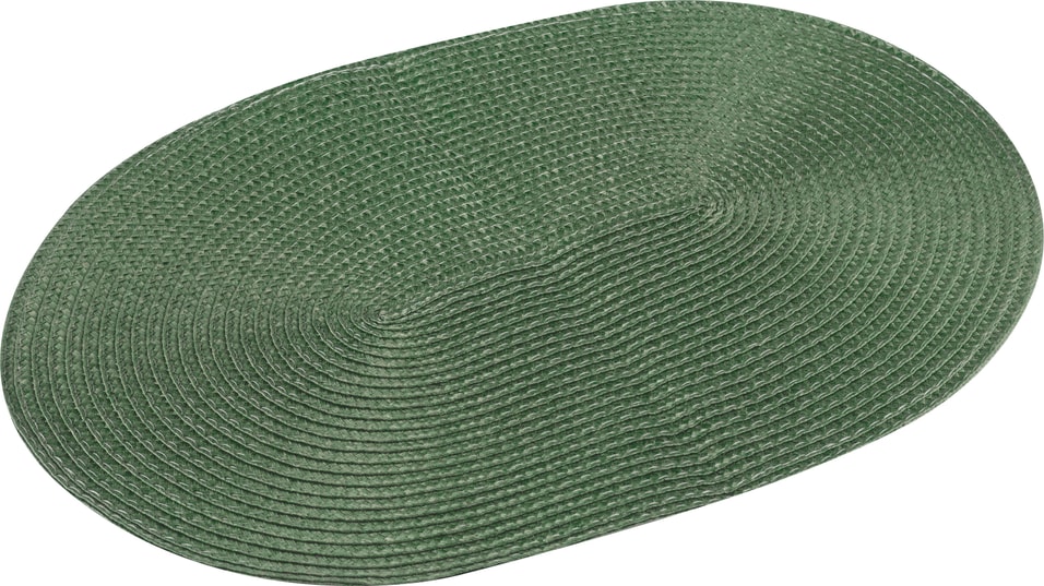 Салфетка сервировочная Рыжий кот плетеная зеленая 3045см 199₽