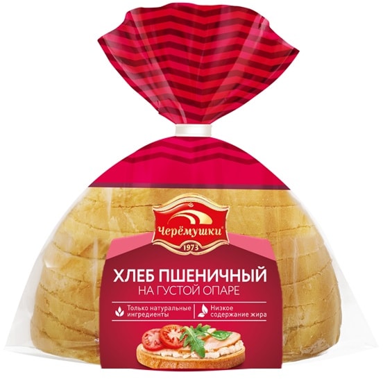 Хлеб Черемушки Пшеничный на густой опаре нарезка 300г