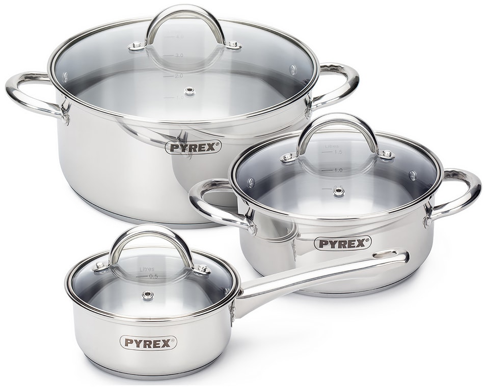 Набор кухонной посуды Pyrex Master 6 предметов от Vprok.ru