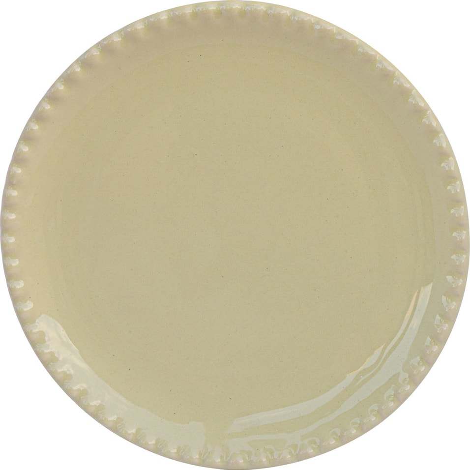 Тарелка Ceramisia Perla Желтая пастель 20.5см