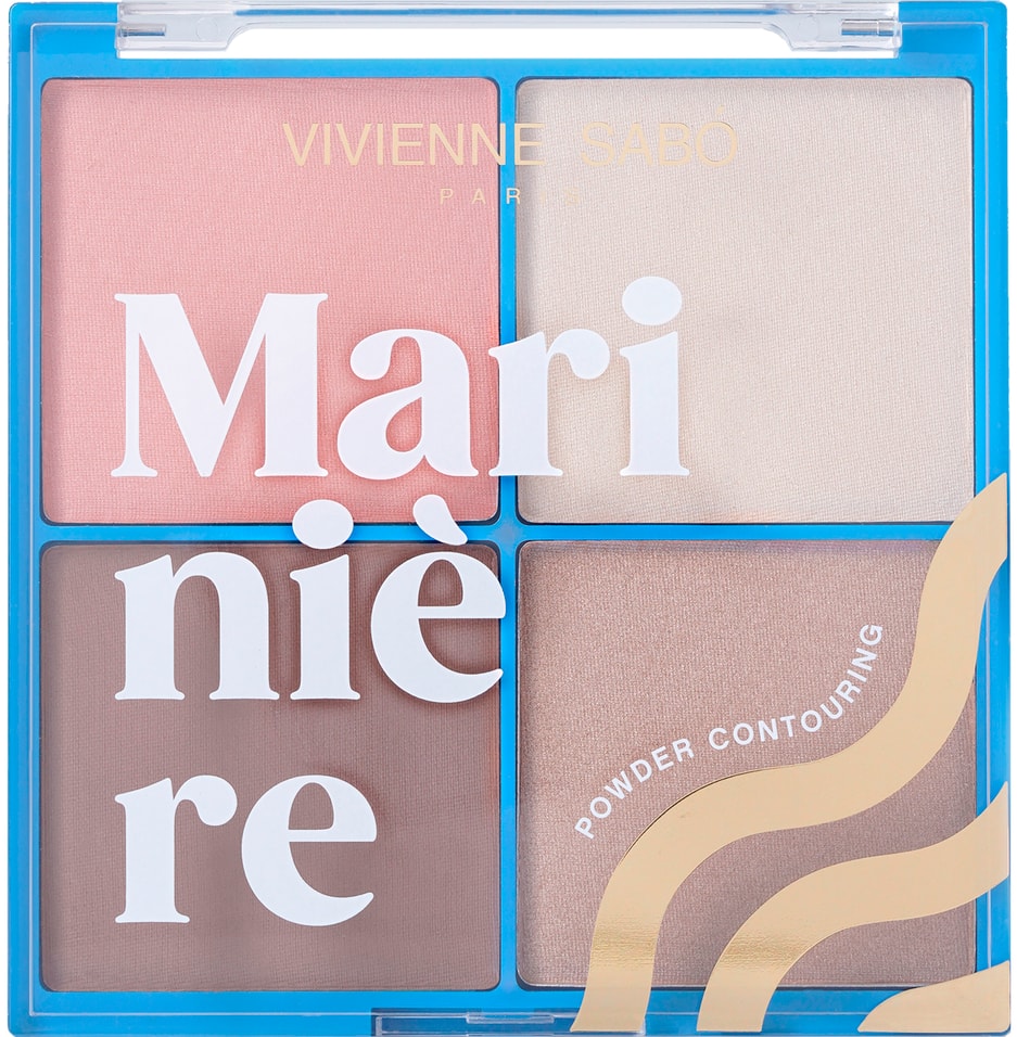 Палетка для скульптурирования лица Vivienne Sabo Mariniere пудровая 01 669₽