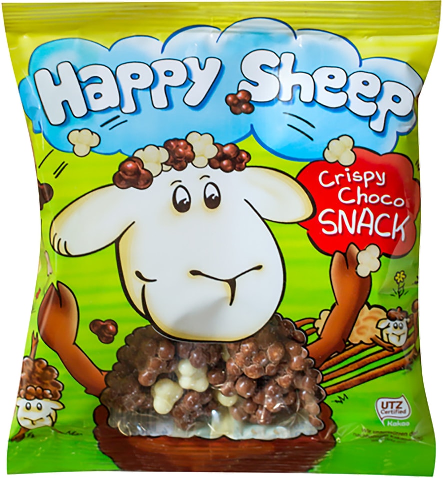 Снек Zentis Happy Sheep шоколадный 100г 120₽