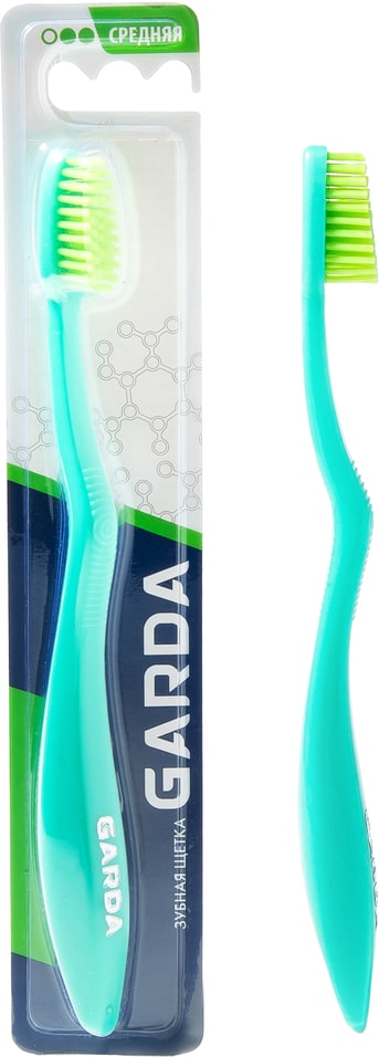 Зубная щетка Garda Classic средняя в ассортименте