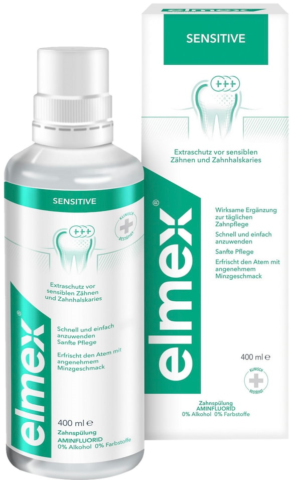 Ополаскиватель для полости рта Elmex Сенситив для снижения чувствительности зубов 400мл от Vprok.ru