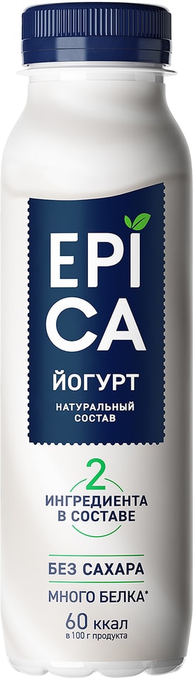 Йогурт питьевой Epica без сахара 2.9% 260г