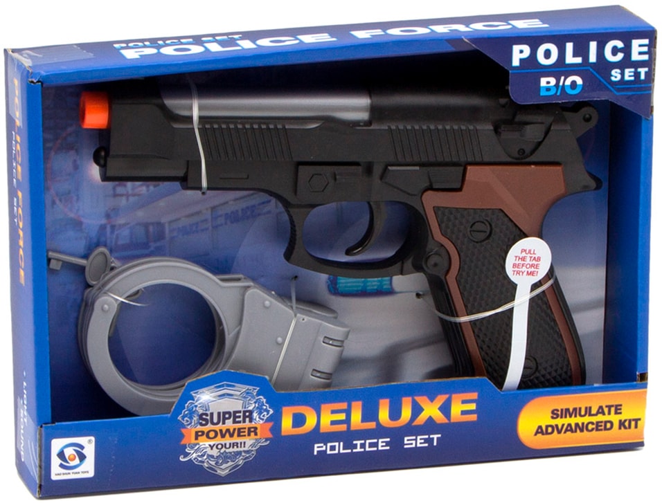 Набор игровой S+S Полицейский с оружием 9913