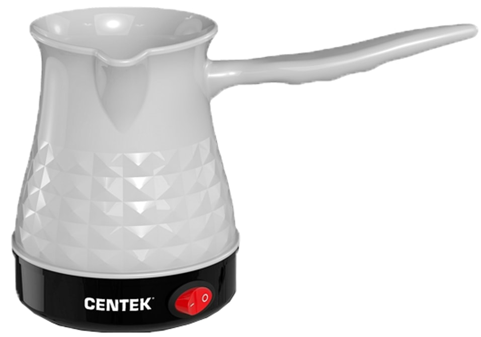 Турка электрическая Centek CT-1097 белый 200мл 113200₽