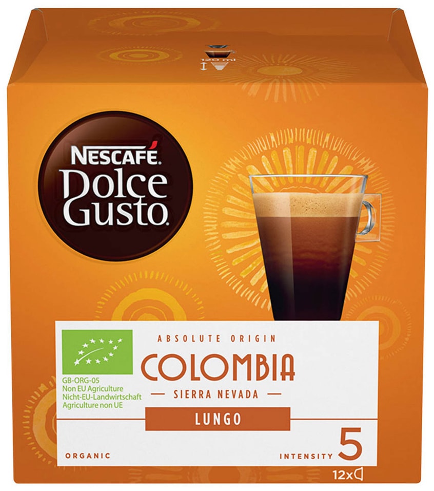 Кофе в капсулах Nescafe Dolce Gusto Lungo Colombia 12шт от Vprok.ru