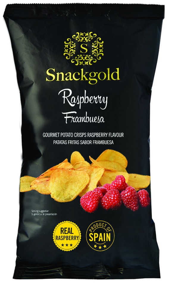 Чипсы Snackgold картофельные Малина 125г