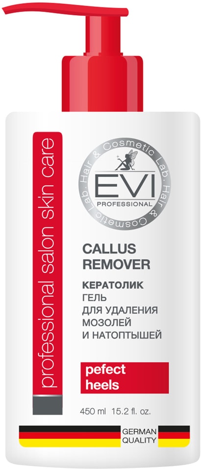 Гель для ног EVI professional для удаления мозолей и натоптышей 450мл от Vprok.ru