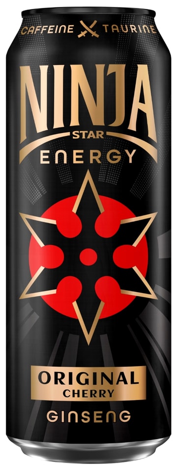 Напиток энергетический Ninja Star Energy Original Cherry 450мл