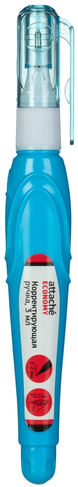 Ручка корректирующая Attache Economy 3мл в ассортименте