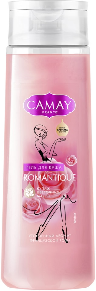 Гель для душа Camay Романтик парфюмированный с ароматом французской розы 250мл