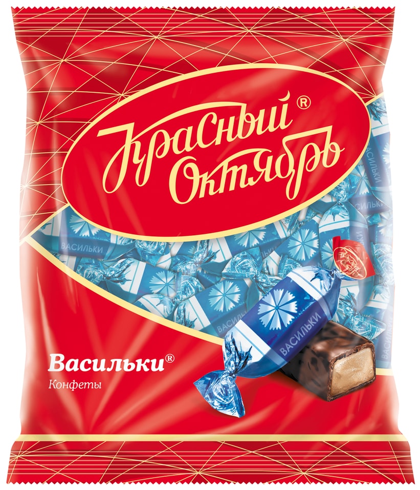 Конфеты Васильки 250г - Vprok.ru Перекрёсток