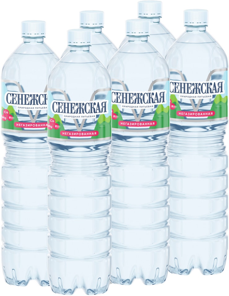 Вода питьевая  Сенежская негазированная 1.5л (упаковка 6 шт.)
