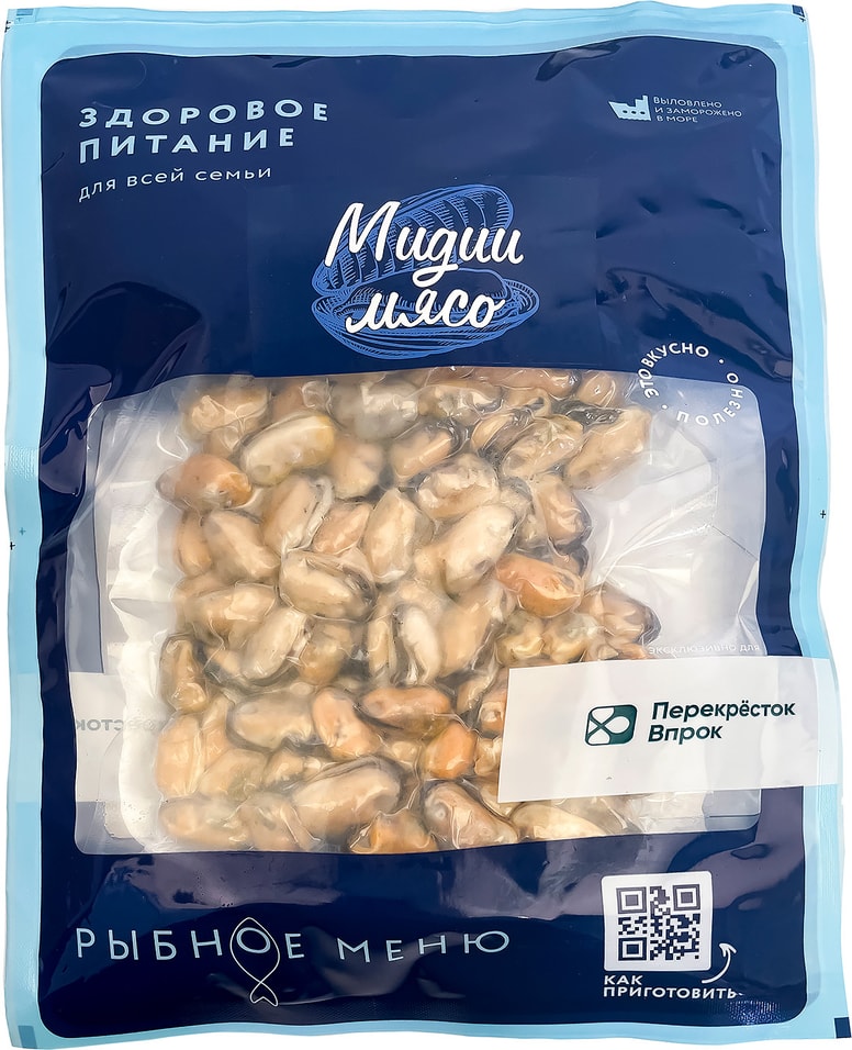 Мясо мидии Рыбное меню варено-мороженые 300/500 300г