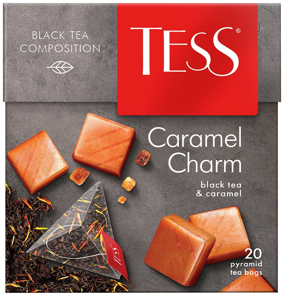 Чай черный Tess Caramel Charm 20*1.8г