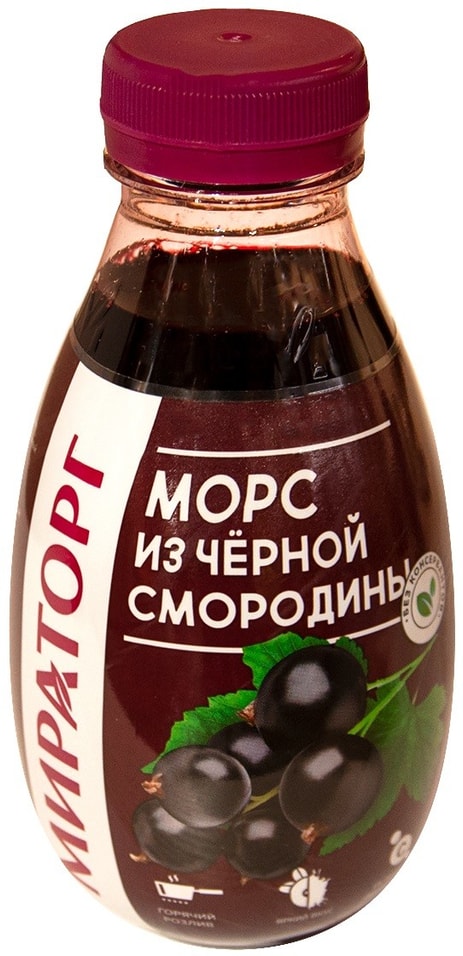 Морс Мираторг из черной смородины 370мл от Vprok.ru