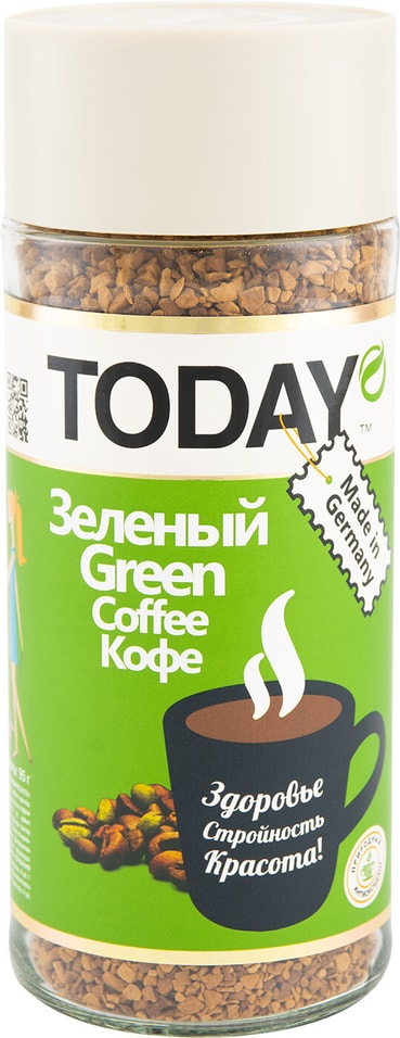 Кофе растворимый Today Green 95г от Vprok.ru