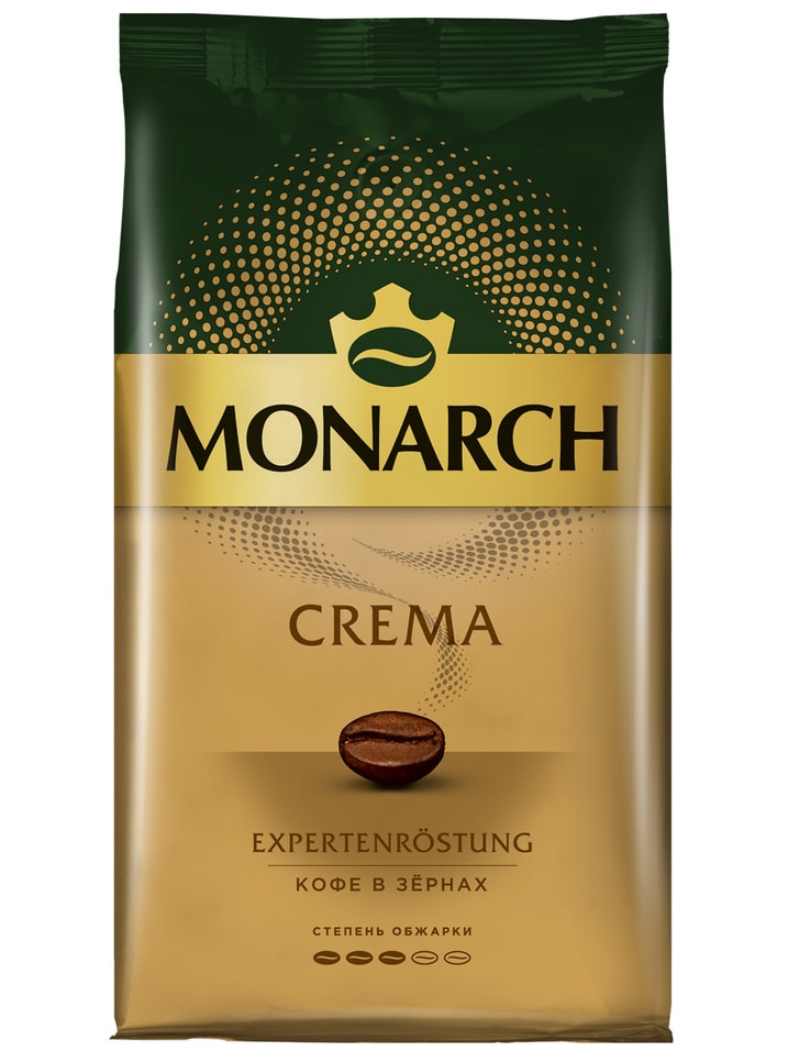 Кофе в зернах Monarch Crema 1кг - Vprokru Перекрёсток 2199₽